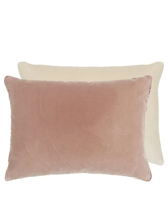 Designers Guild Cassia Cameo & Linen Velvet Decorative Pillow