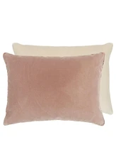 Designers Guild Cassia Cameo & Linen Velvet Decorative Pillow