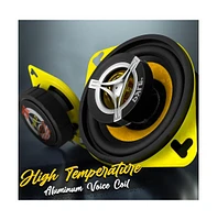 Pyle 3.5" Two-Way Car Speakers, 120 Watt