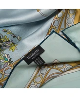 Elizabetta Garden of Dreams - Hand Rolled Silk Foulard for Women