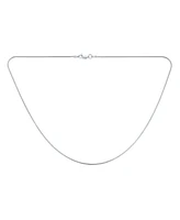 Bling Jewelry Flexible Strong 1.5MM .925 Sterling Silver Magic 8-Sided Snake Chain Necklace