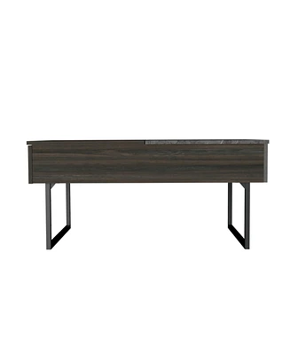 Depot E-Shop Toronto Lift Top Coffee Table, One Drawer, Two Legs