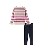 Andy & Evan Toddler Girls Toddler/Child Sweater and Legging Set