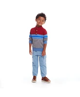 Andy & Evan Toddler Boys Toddler/Child Striped Sweater Jogger Set