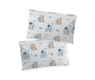 Saturday Park Star Wars Droids 100% Organic 2 Pack Cotton Pillowcase