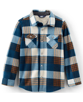 Lands' End Girls Flannel Shacket