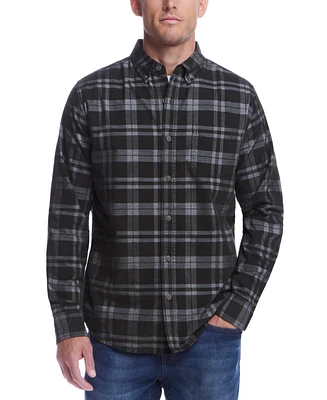 Weatherproof Vintage Men's Plaid Corduroy Shirt