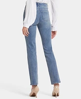 Nydj Women's High Rise Marilyn Straight Jeans