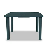 vidaXL Patio Table 39.8"x26.8"x28.3" Plastic