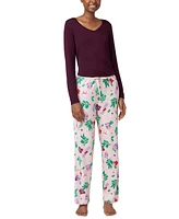 Hue Women's Comforts And Joy Mid-Rise Pajama Pants