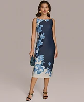 Donna Karan New York Women's Floral-Print Sheath Dress