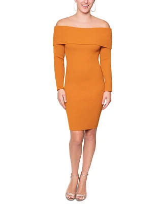 Rachel Roy Women's Prim Off-The-Shoulder Sweater Dress