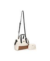 Anne Klein Sherpa Mini Satchel Bag