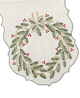 Lenox Holiday Nouveau Wreath Table Runner, 14" x 72"