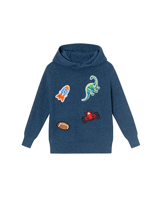 Andy & Evan Toddler Boys Toddler/Child Patches Hooded Sweater