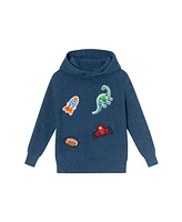 Andy & Evan Toddler Boys Toddler/Child Patches Hooded Sweater