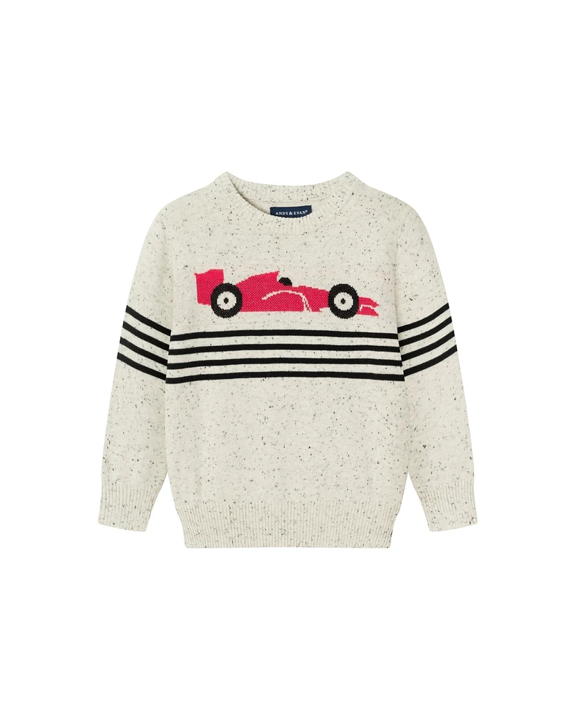 Andy & Evan Little Boys Toddler/Child Racecar Sweater