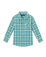 Andy & Evan Toddler Boys Toddler/Child Plaid Buttondown Shirt