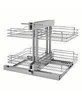 Rev-a-Shelf 15'' Pullout Blind Corner Kitchen Cabinet Organizer, 5PSP-15-cr