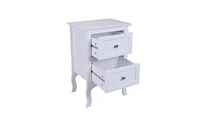 Slickblue 2-Piece Country Style Two-Tier Night Tables Set