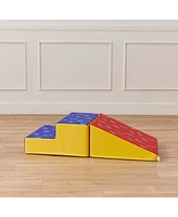 ECR4Kids Softzone Little Me Climb and Slide, Assorted, 2-Piece