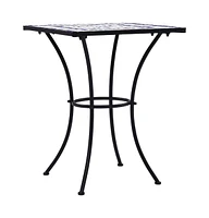 vidaXL Mosaic Bistro Table 23.6" Ceramic