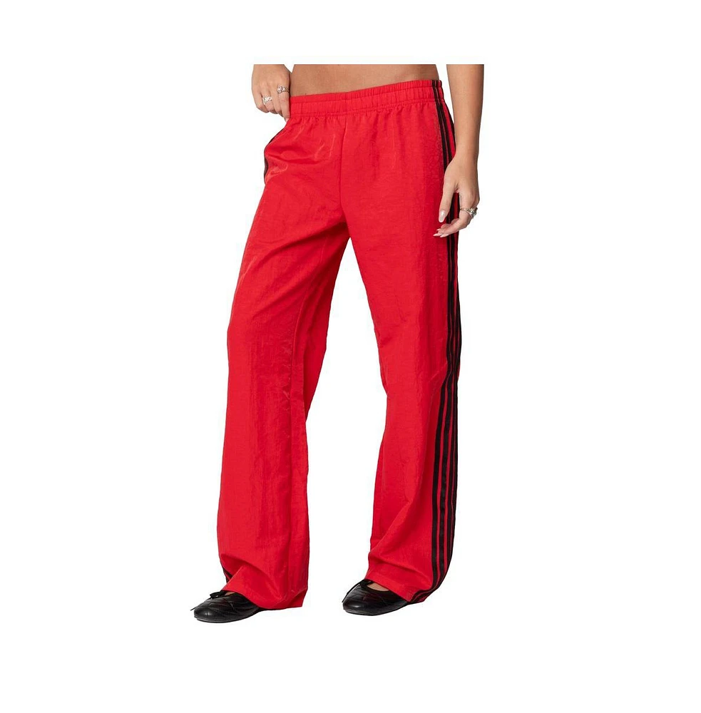 Edikted Women's Felicity Nylon Track Pants