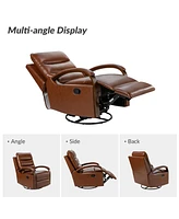 Abraham Wooden Arm Manual Recliner