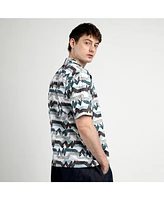 Multitrack Striped Oversized Shirt