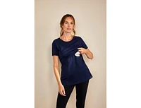 Bshirt Maternity Nursing Crew Neck T-shirt