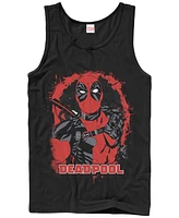 Fifth Sun Mens Painted Deadpool Tank