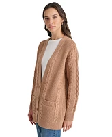Dkny Jeans Women's Cable-Knit Cardigan