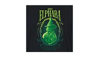 Hybrid Apparel Juniors Trendy Wicked Elphaba Graphic Cropped T-Shirt