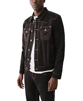 True Religion Men's Jimmy Pickstitch Denim Jacket