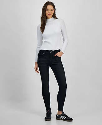 Rewash Juniors' Mid-Rise Booty-Shaping Skinny Jeans