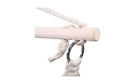 Slickblue Hanging Rope Air/Sky Chair Swing Comfortable and Stylish Swing for Indoor/Outdoor Use
