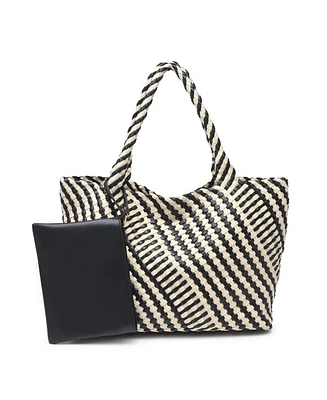 Moda Luxe Solana Woven Tote