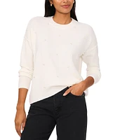 Sam & Jess Women's Embellished Crewneck Sweater