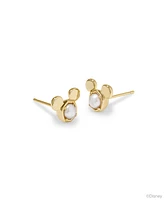 Kendra Scott 14k Gold-Plated Cultured Freshwater Pearl Mickey Mouse Stud Earrings