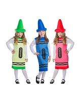 Dress Up America Crayon Tunic & Hat Costume Set