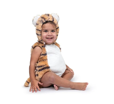 Dress Up America Tiger Romper & Hood Costume - Infants Boys Girls