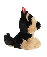 Aurora Small Xoxo German Shepherd Love On The Mind Heartwarming Plush Toy Brown 6"