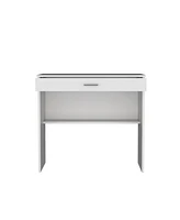 Depot E-Shop Storage Storage Desk, Spacious Stylish with Drawer and Shelf