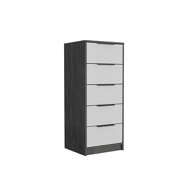 Depot E-Shop Egeo Dresser 42"H, 5 Drawer, Vertical