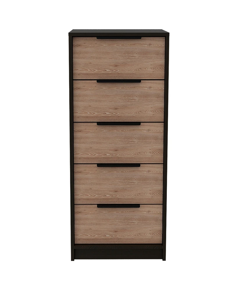 Depot E-Shop Egeo Dresser 42"H, 5 Drawer, Vertical