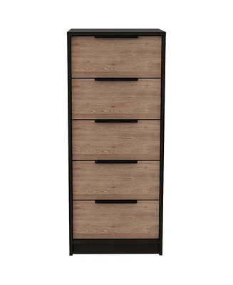 Depot E-Shop Egeo Dresser 42"H, 5 Drawer, Vertical