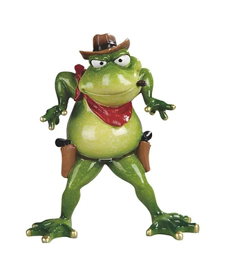 Fc Design 7"H Cowboy Frog Standing Figurine Decoration Home Decor Perfect Gift for House Warming, Holidays and Birthdays