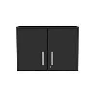 Depot E-Shop Danbury Storage Cabinet-Wall Cabinet, Black