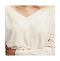 Cotton On Women's Super Soft Deep V Sweater