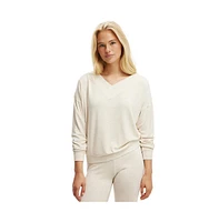 Cotton On Women's Super Soft Deep V Sweater